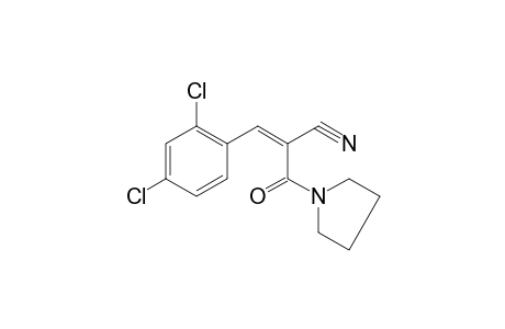 Propenenitrile, 3-(2,4-dichlorophenyl)-2-(1-pyrrolidinylcarbonyl)-