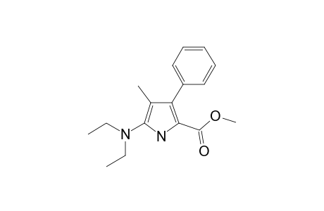 methyl 5-diethylamino-4-methyl-3-phenyl-1H-pyrrole-2-carboxylate