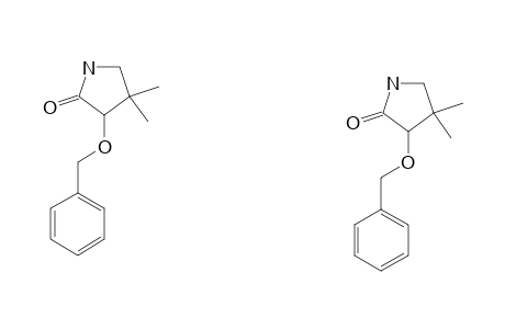 (RS)-3-BENZYLOXY-4,4-DIMETHYLPYRROLIDIN-2-ONE