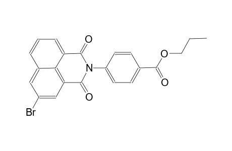 benzoic acid, 4-(5-bromo-1,3-dioxo-1H-benz[de]isoquinolin-2(3H)-yl)-,propyl ester