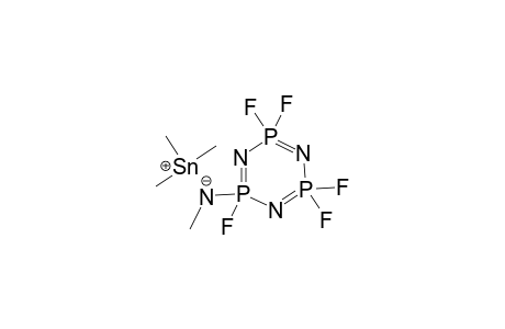 1,3,5,2,4,6-Triazatriphosphorine, 2,2,4,4,6-pentafluoro-2,2,4,4,6,6-hexahydro-6-[methyl(trimethylstannyl)amino]-