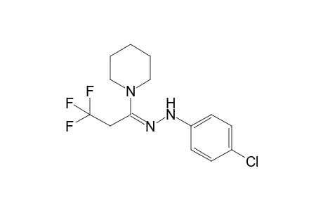 N-[2-(4-Chlorophenyl)hydrazono-3,3,3-trifluoropropyl]piperidine