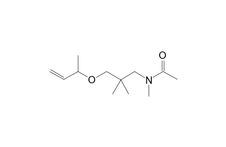 N-[1-(3'-Buten-2'-yloxy)-2,2-dimethylpropyl]-N-(methylacetamide)