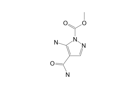5-AMINO-1-METHOXYCARBONYLPYRAZOLE-4-CARBOXAMIDE