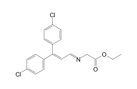 N-(Ethoxycarbonylmethyl)-3,3-bis(4-chlorophenyl)prop-2-enimine