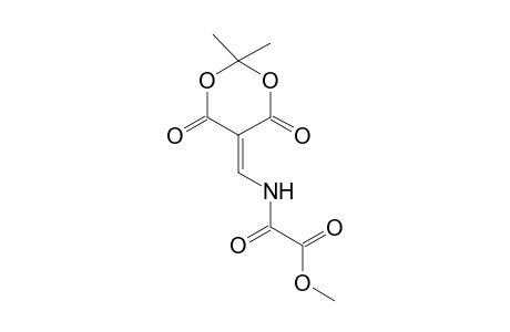 2-[(2,2-dimethyl-4,6-dioxo-1,3-dioxan-5-ylidene)methylamino]-2-oxoacetic acid methyl ester