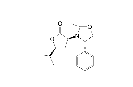 2(S)-(1-AZA-2,2-DIMETHYL-3-OXA-5(S)-PHENYLCYCLOPENT-1-YL)-4(S)-ISOPROPYL-1-OXOTETRAHYDROFURAN