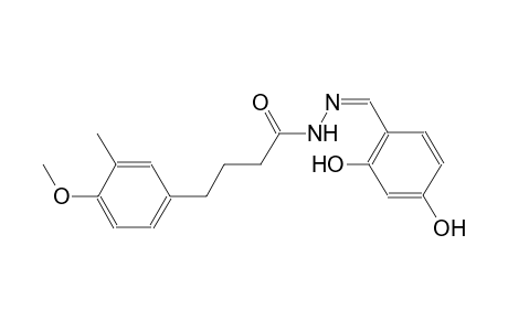 benzenebutanoic acid, 4-methoxy-3-methyl-, 2-[(Z)-(2,4-dihydroxyphenyl)methylidene]hydrazide