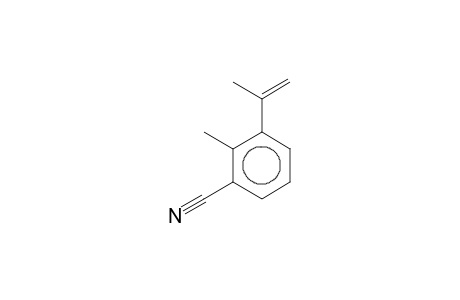 Benzonitrile, 2-methyl-3-(1-methylethenyl)-