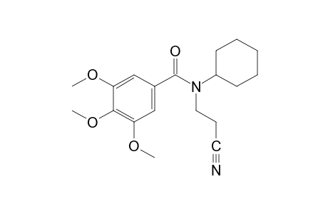 N-(2-cyanoethyl)-N-cyclohexyl-3,4,5-trimethoxybenzamide