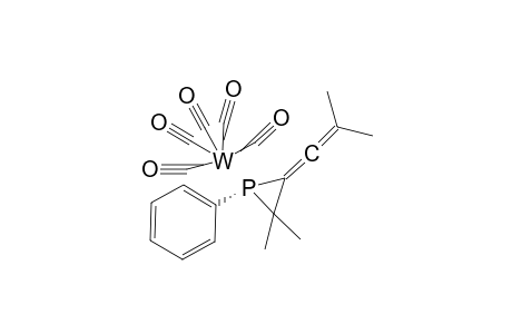 1-Phenyl-2,2-dimethyl-3-[2'-methyl-1',2'-propanedienyl]-phosphirane-1-(Pentacarbonyltungstene)