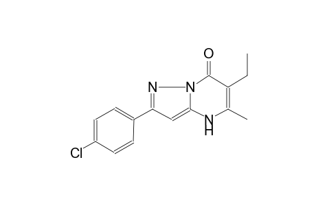 pyrazolo[1,5-a]pyrimidin-7(4H)-one, 2-(4-chlorophenyl)-6-ethyl-5-methyl-