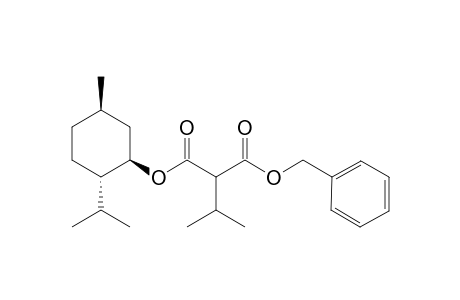 1-Benzyl 3-[(1R,2S,5R)-2-isopropyl-5-methylcyclohexyl] (2'R/S)-2'-isopropylmalonate