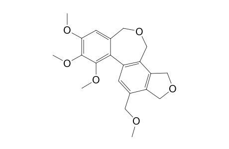 8,9,10-trimethoxy-12-(methoxymethyl)-1,3,4,6-tetrahydrobenzo[5,6]oxepino[3,4-e]isobenzofuran
