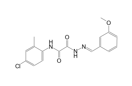 acetic acid, [(4-chloro-2-methylphenyl)amino]oxo-, 2-[(E)-(3-methoxyphenyl)methylidene]hydrazide