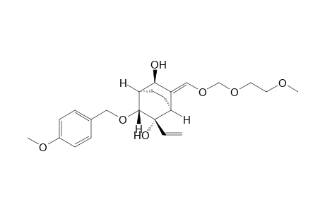(1R,2R,3S,4S,5E,6R)-3-ethenyl-5-(2-methoxyethoxymethoxymethylidene)-2-[(4-methoxyphenyl)methoxy]bicyclo[2.2.2]octane-3,6-diol