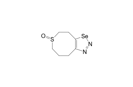 rac-4,7,8,9-Tetrahydro-5H-thiocino[5,4-d] [1,2,3]selenadiazole 6-Oxide