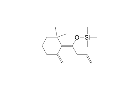 1,1-Dimethyl-3-methylidene-2-[(E)-1-(trimethylsilyloxy)but-3-enylidene]cyclohexane