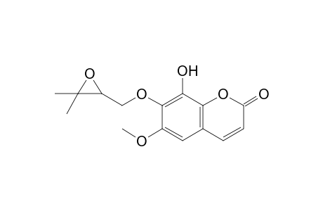 7-[(3,3-dimethyl-2-oxiranyl)methoxy]-8-hydroxy-6-methoxy-1-benzopyran-2-one