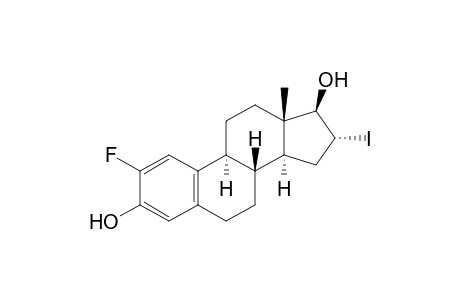 (8R,9S,13S,14S,16R,17R)-2-fluoranyl-16-iodanyl-13-methyl-6,7,8,9,11,12,14,15,16,17-decahydrocyclopenta[a]phenanthrene-3,17-diol