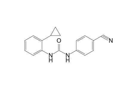 N-(4-Cyanophenyl)-N'-(2-cyclopropylphenyl)urea