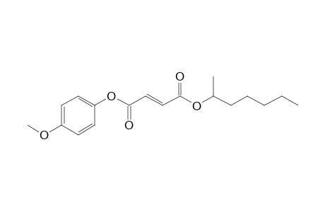 Fumaric acid, 4-methoxyphenyl hept-2-yl ester