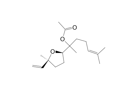 [2,6,10-Trimethyl-7,10-epoxy-2,11-dodecadien-6-yl] ester of (7R,10S)-Acetic acid