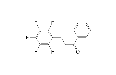 3-(2,3,4,5,6-pentafluorophenyl)-1-phenyl-1-propanone
