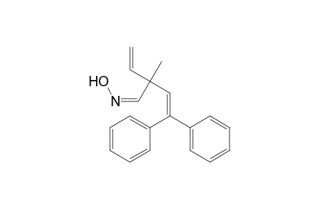 2-Methyl-4,4-diphenyl-2-vinyl-3-butenal Oxime