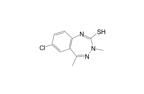 7-Chloro-3,5-dimethyl-1,3-dihydro-2H-1,3,4-benzotriazepine-2-thione