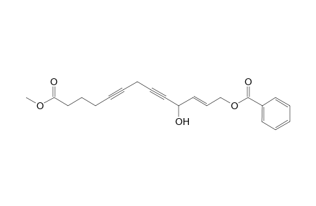 Methyl 13-(benzoylox)-10-hydroxytridec-11-ene-5,8-diynoate