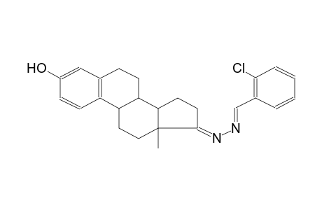 (17E)-17-[(E)-(2-chlorobenzylidene)hydrazono]-13-methyl-7,8,9,11,12,14,15,16-octahydro-6H-cyclopenta[a]phenanthren-3-ol