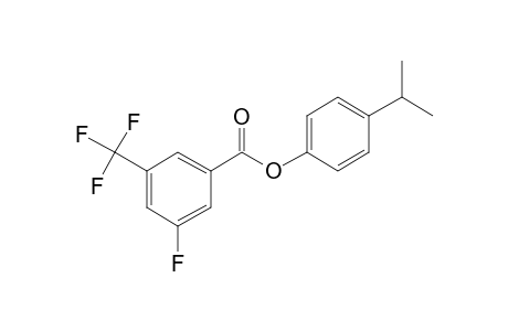 3-Fluoro-5-trifluoromethylbenzoic acid, 4-isopropylphenyl ester