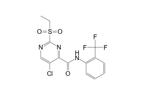 4-pyrimidinecarboxamide, 5-chloro-2-(ethylsulfonyl)-N-[2-(trifluoromethyl)phenyl]-