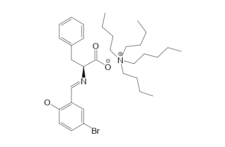 N-(L-PHENYLALANINE)-5-BROMO-SALICYLALDEHYDE-TETRABUTYLAMMONIUM-SALT