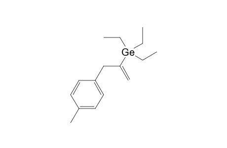 Triethyl(3-(p-tolyl)prop-1-en-2-yl)germane