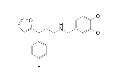 2-furanpropanamine, N-[(3,4-dimethoxyphenyl)methyl]-gamma-(4-fluorophenyl)-