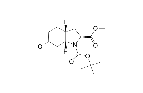 METHYL-(2S,3AR,6R,7AR)-1-TERT.-BUTOXYCARBONYL-6-HYDROXYOCTAHYDROINDOLE-2-CARBOXYLATE;TRANS-ROTAMER
