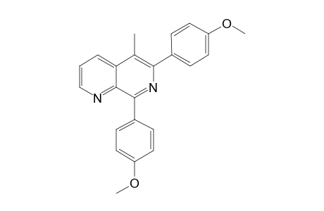 5-Methyll-6,8-bis(p-methoxyphenyl)-1,7-naphthyridine