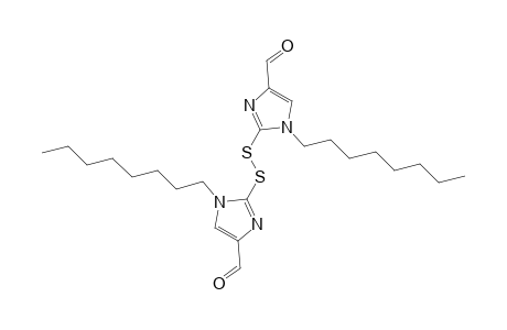 2-[(4-formyl-1-octyl-2-imidazolyl)disulfanyl]-1-octyl-4-imidazolecarboxaldehyde