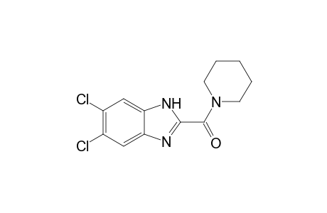 5,6-Dichloro-2-(piperidin-1-ylcarbonyl)-1H-benzimidazole