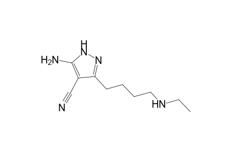 3-Amino-5-[4-(ethylamino)butyl]-1H-pyrazole-4-carbonitrile
