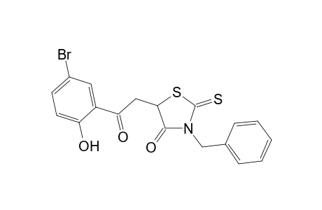 5-[2'-(2"-Hydroxy-5"-bromophenyl)-2'-oxoethyl]-3-benzyl-2-thioxo-4-oxo-1,3-thiazolidine