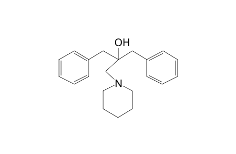 2-Benzyl-1-phenyl-3-(1-piperidinyl)-2-propanol
