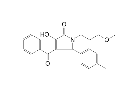 4-Benzoyl-3-hydroxy-1-(3-methoxy-propyl)-5-p-tolyl-1,5-dihydro-pyrrol-2-one