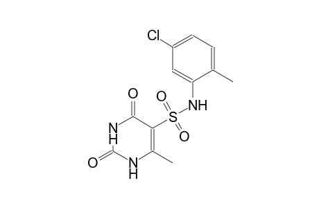 N-(5-chloro-2-methylphenyl)-6-methyl-2,4-dioxo-1,2,3,4-tetrahydro-5-pyrimidinesulfonamide