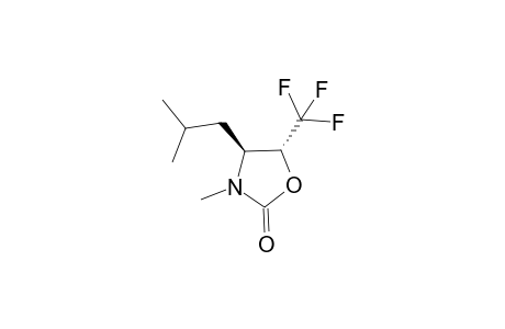 (4S,5R)-3-methyl-4-(2-methylpropyl)-5-(trifluoromethyl)-1,3-oxazolidin-2-one