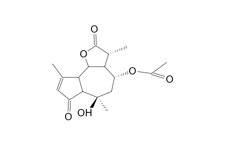 2-OXO-8alpha-ACETOXY-10beta-DIHYDROXYGUAI-3-EN-1alpha,5alpha,6beta,11betaH-12,6-OLIDE