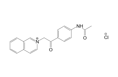 2-(p-acetamidophenacyl)isoquinolinium chloride
