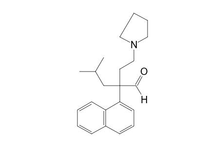 alpha-ISOBUTYL-alpha-(1-NAPHTHYL)-1-PYRROLIDINEBUTYRALDEHYDE